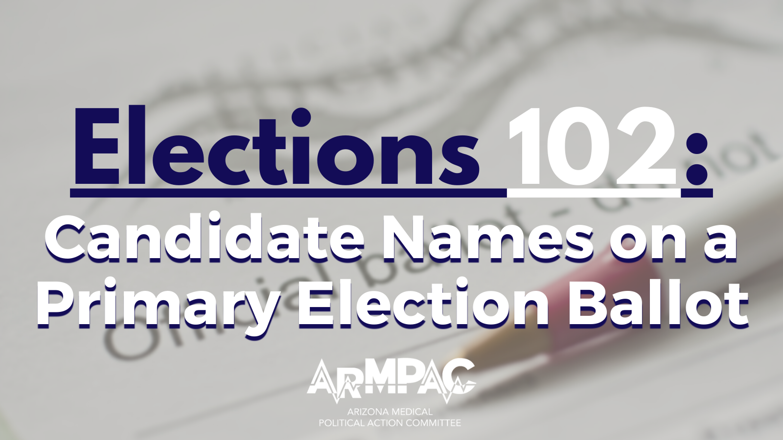 Have you ever noticed that candidate names listed on a primary election ballot are not always in alphabetical order? Any ballot category that has two or more candidates running for an office will have names rotated so each candidate’s name appears equally at the top. Rotating names provides the opportunity for each candidate to be […]