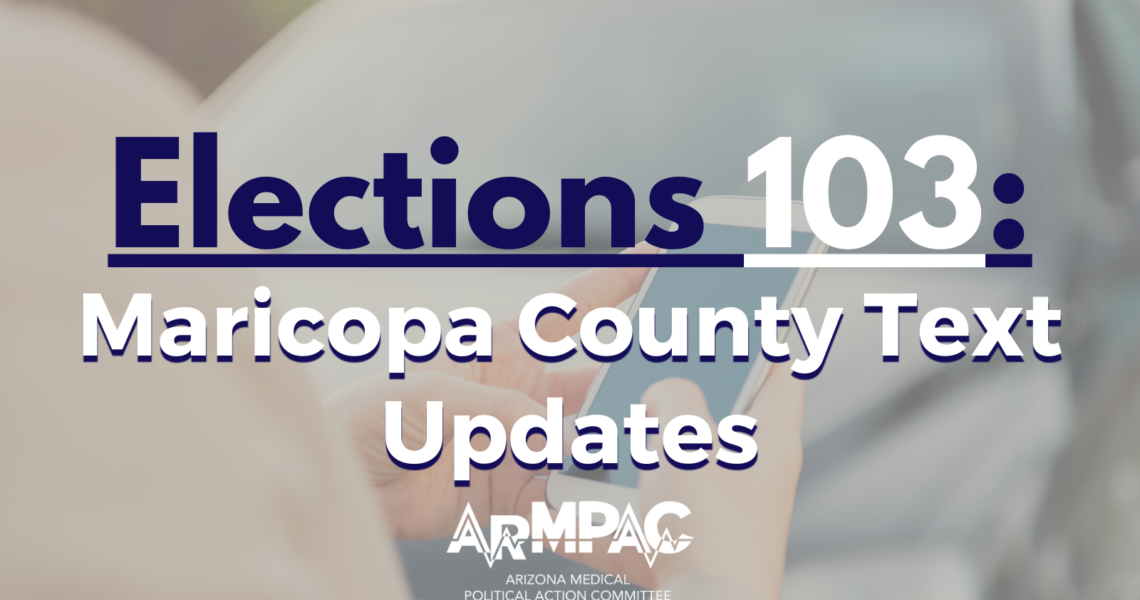Have you ever wondered if your election ballot was verified and counted? Maricopa County residents can receive text updates on the status of their ballot from start to finish. Want to receive texts for the general election in November? Text the letters “EV” to 628683. You will receive a link to subscribe to text and […]